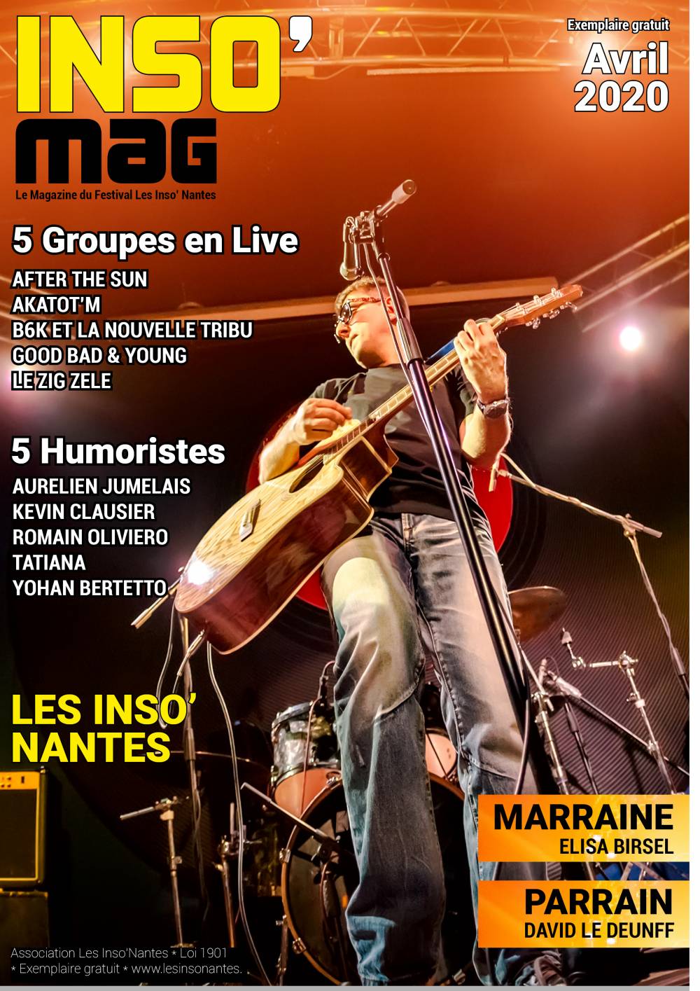 LE MAGASINE DU FESTIVAL LESINSONANTES ((Edition 1 - 03/04/2021)