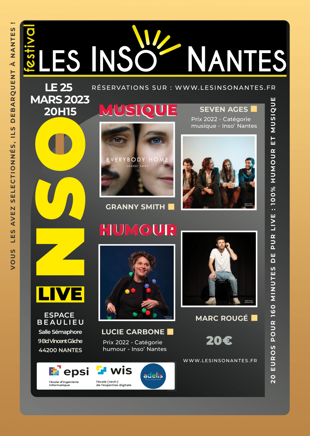 Les Inso Live - Samedi 25/03/2023